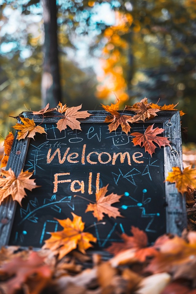 Creative September Chalkboard Ideas for Fall Vibes