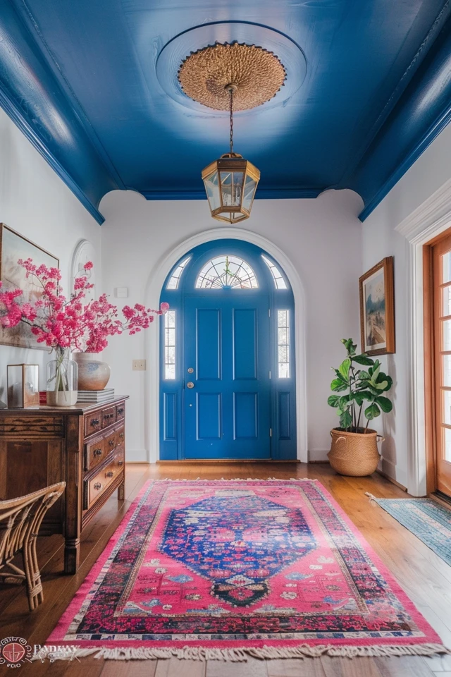 Elevate Your Entryway with Chic Ceiling Ideas
