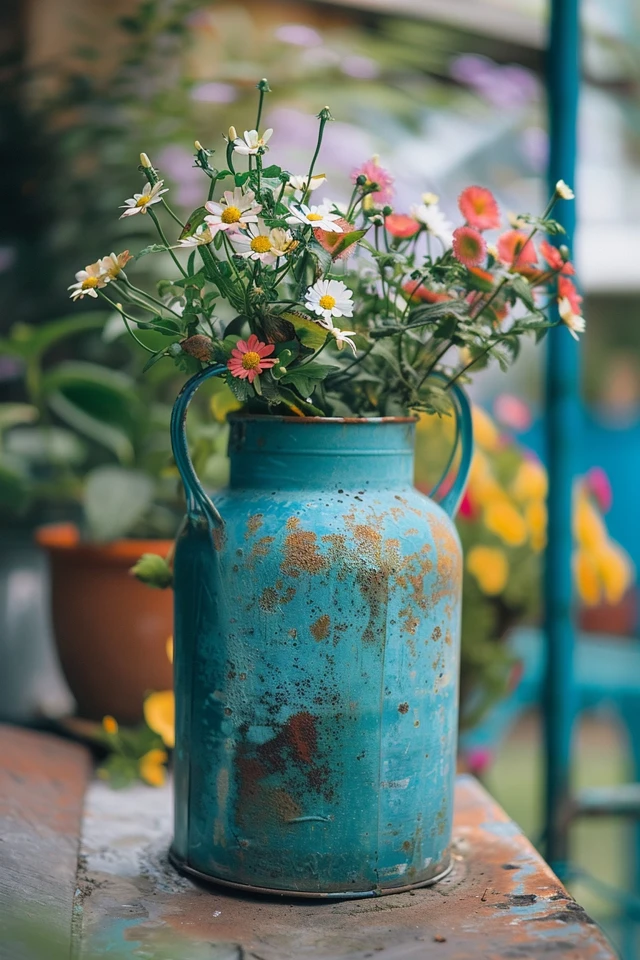 Tips for Using Old Milk Cans as Decor