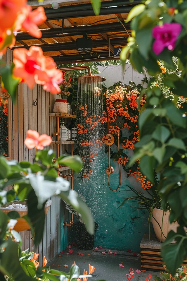 Rustic Outdoor Shower Ideas for Easy Living