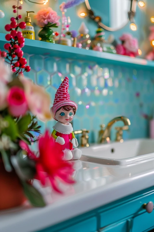 Elf on Shelf Bathroom Ideas for Magical Moments