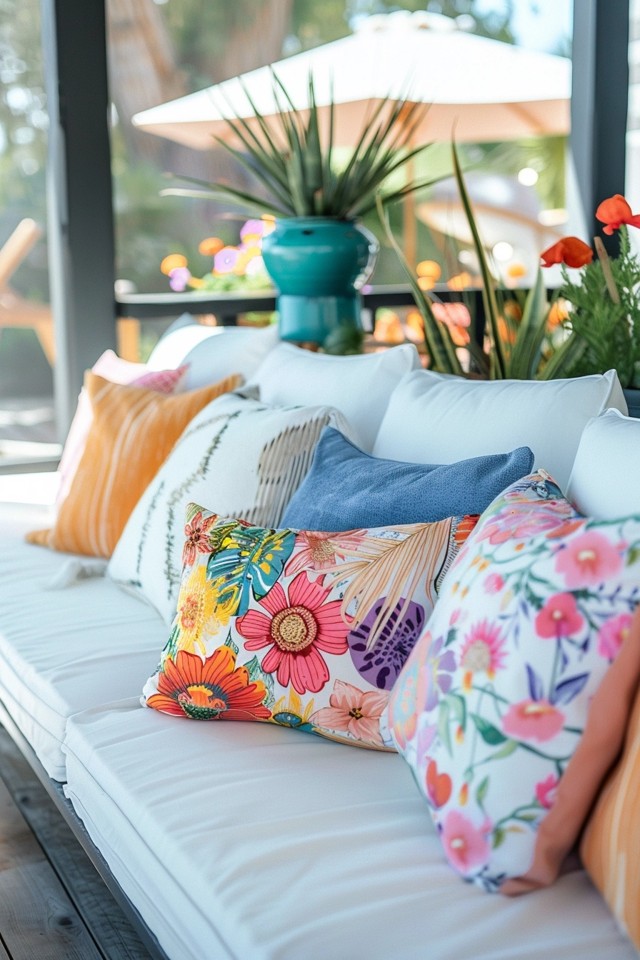 Decor Accents: Lanterns, Pillows, and Art