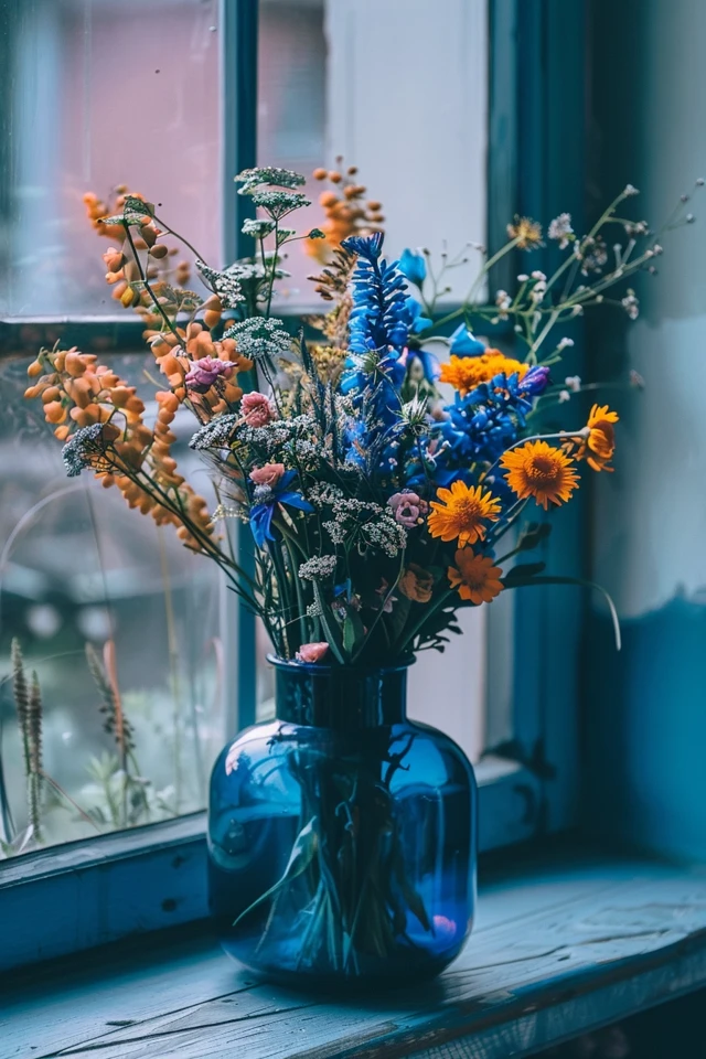 Blue Fall Decor Ideas: Room Decor