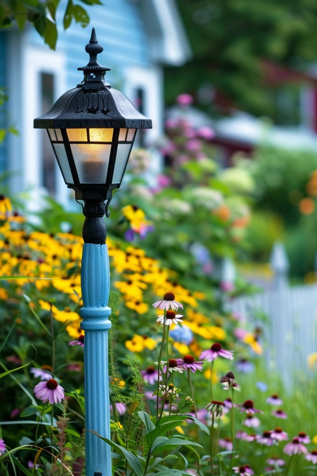 Illuminating Lamp Post Landscape Ideas for Yards