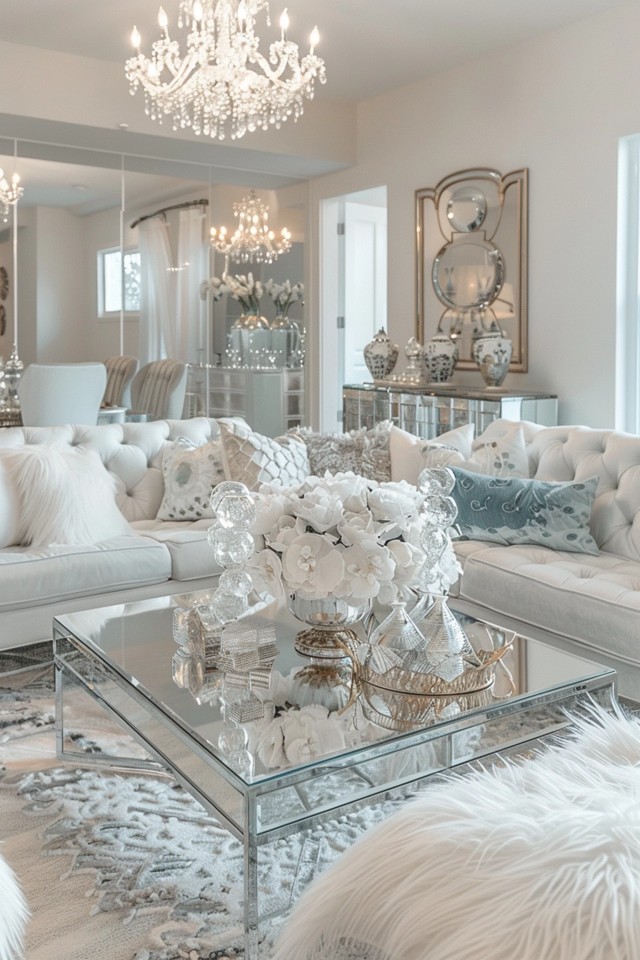 Glam Home Decor: Mirrored Surfaces
