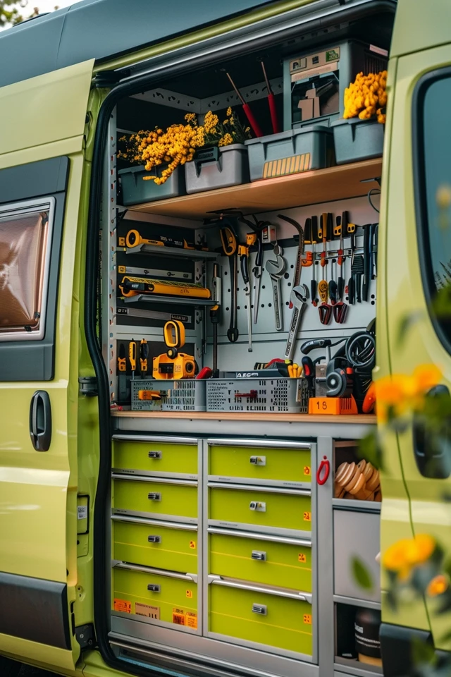 Van Shelving Systems for Efficient Tool Organization