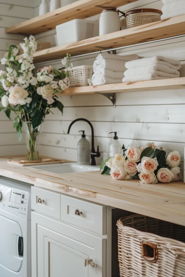 Chic Shiplap Laundry Room Ideas for Your Home
