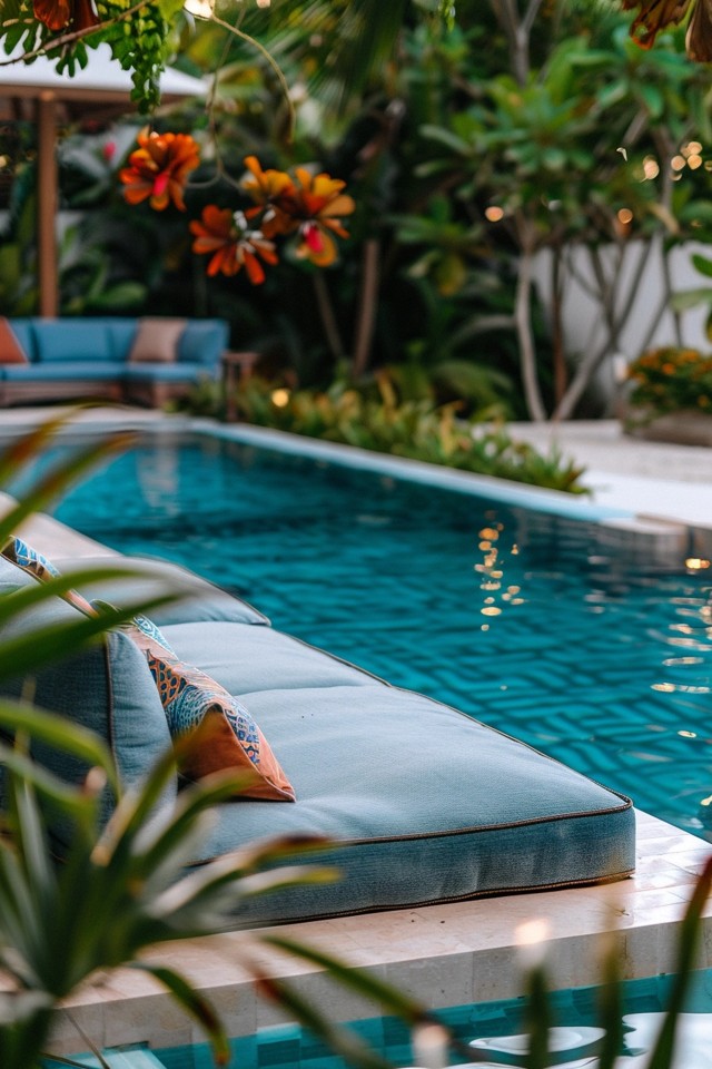 Creative Pool Seating Design Ideas
