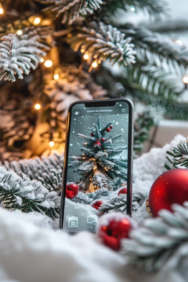Personalize Your Home Screen with DIY Christmas Screensavers