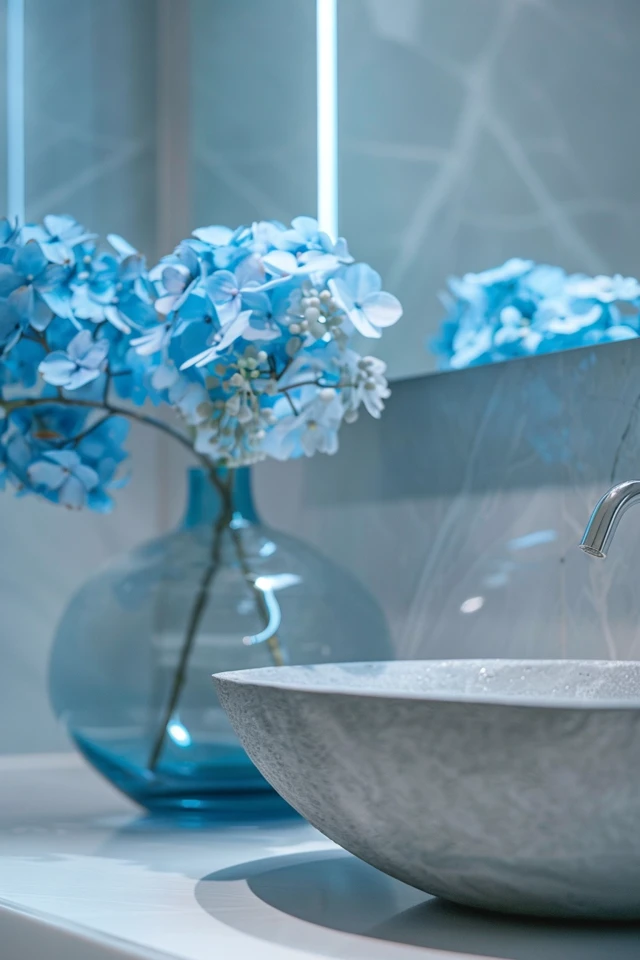 Blue and Gray Bathroom Ideas for Chic Home Decor