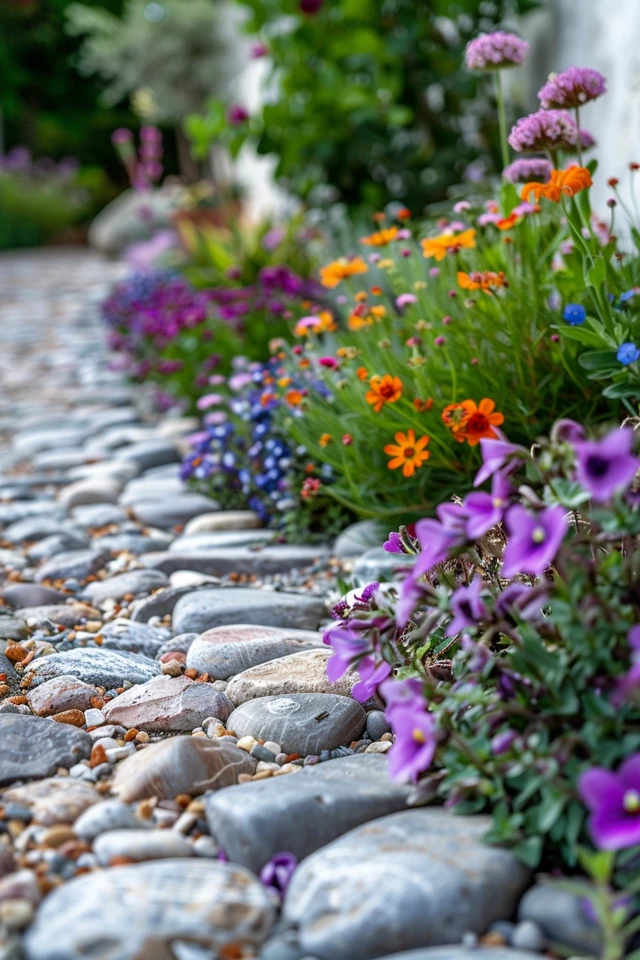 Plastic, Recycled Rubber, and Metal Edging