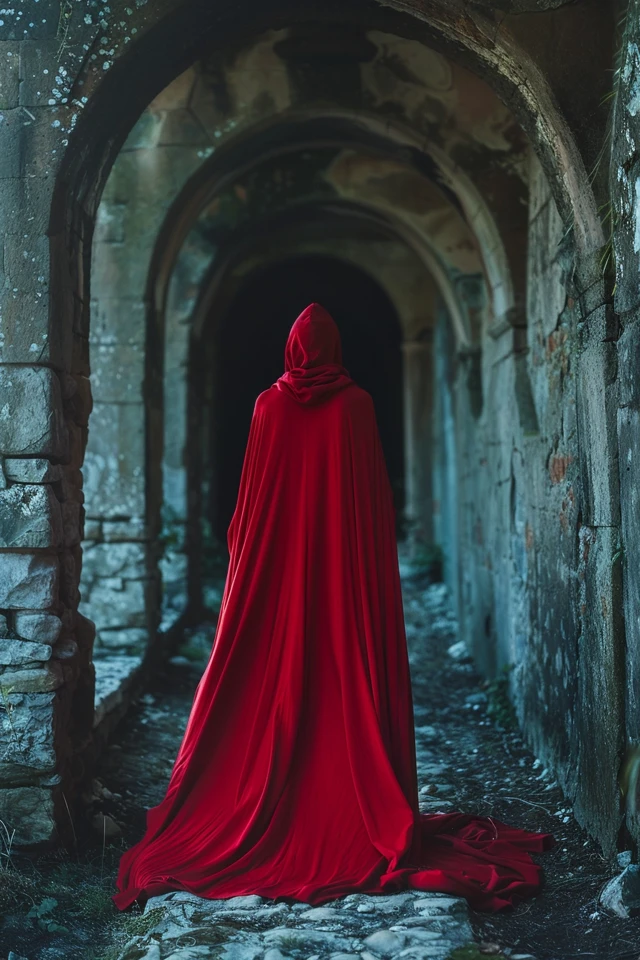 Stunning Red Cape Halloween Costume Ideas