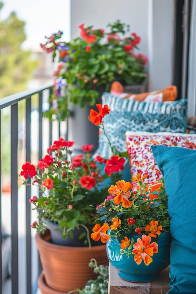 Balcony Decor with Pops of Color - photo 2