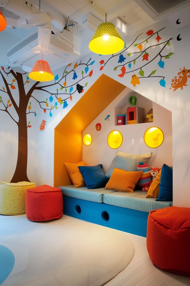 Creative Playroom Seating Ideas for Kids