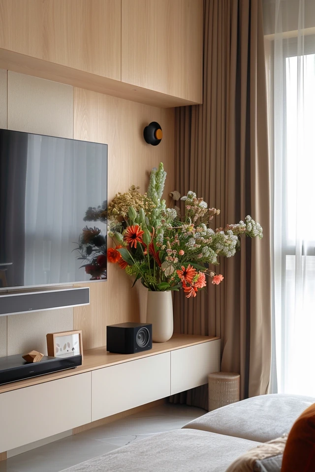 Key Features of Floating Shelves for Under TV Storage
