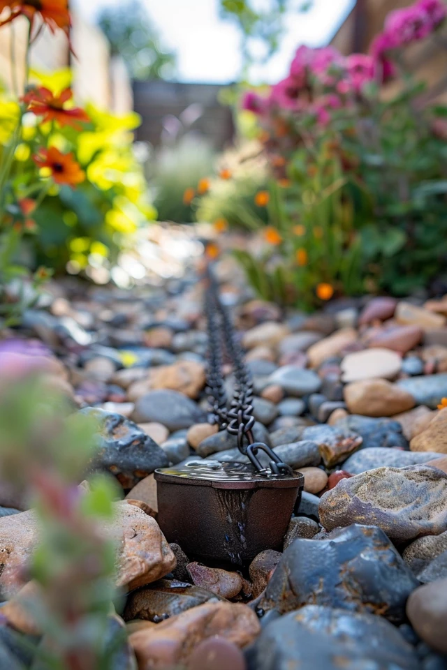 Creative Rain Chain Drainage Ideas for Your Home