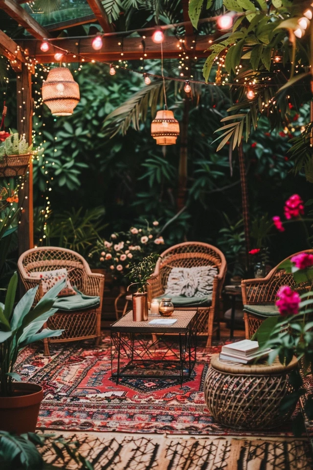 Bohemian Outdoor Decor: Patio and Garden Ideas