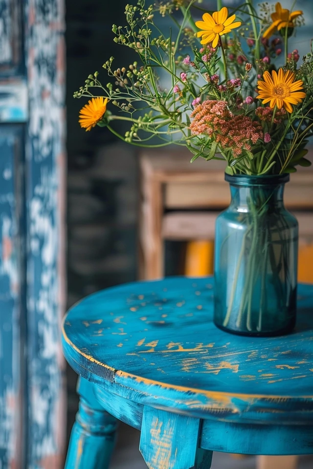 Chalk Painted End Table Ideas for Creative Decor