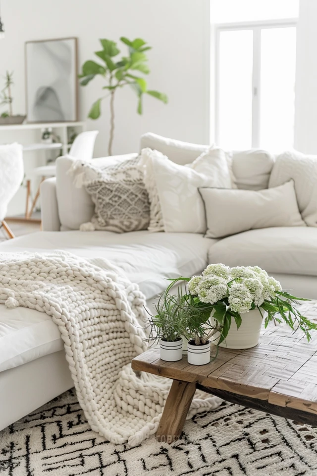 Tips for Creating an Elegant White and Silver Living Room - photo 2