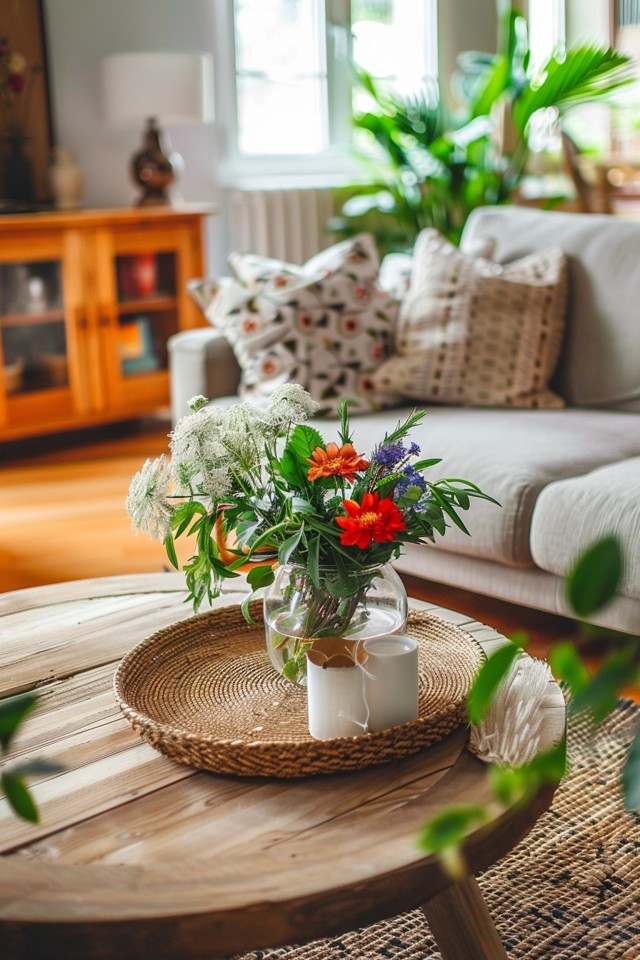 Farmhouse Living Room as a Gathering Space