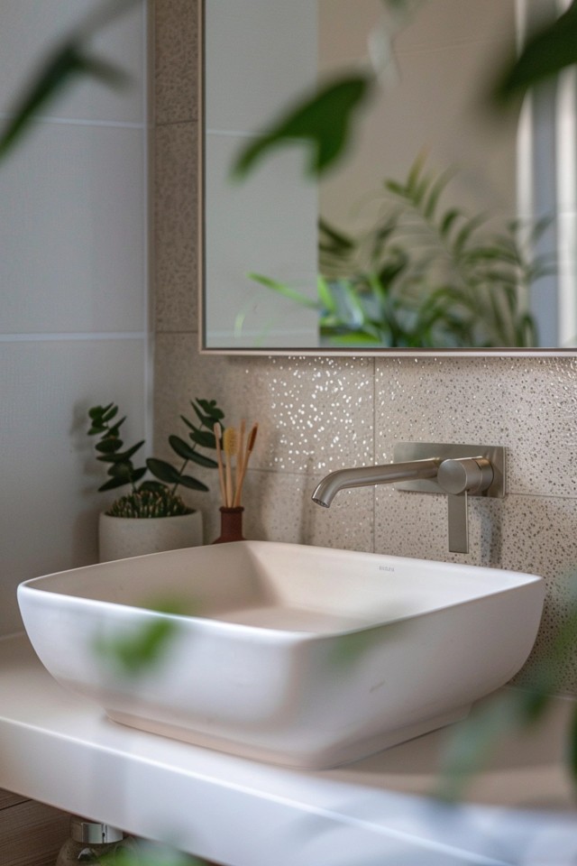 Creative Small Bathroom Backsplash Designs