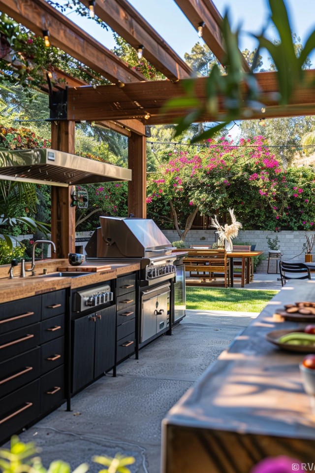 Benefits of an L Shaped Outdoor Kitchen
