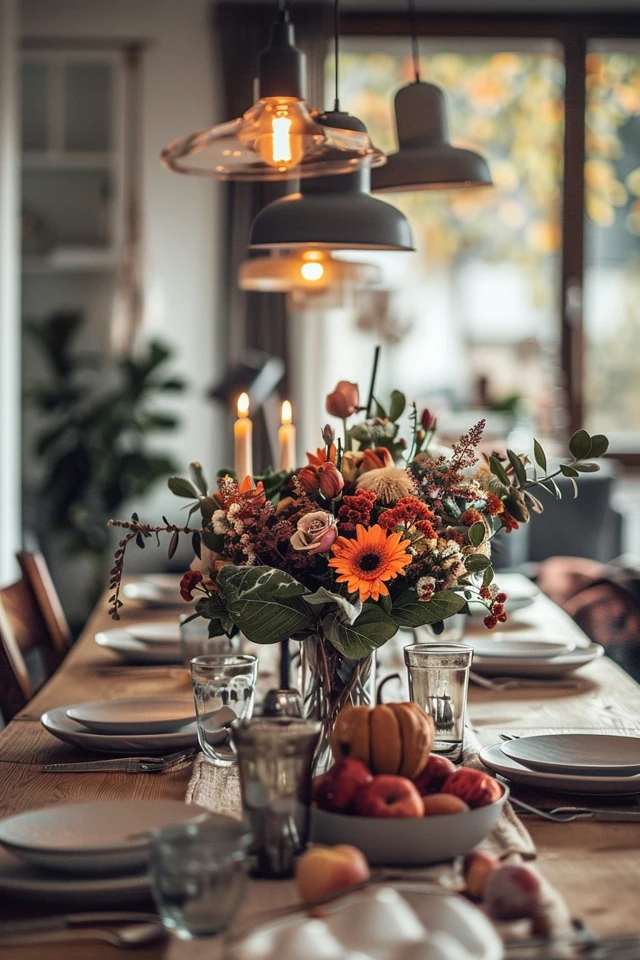 Key Decor Ideas for Thanksgiving Theme Dining Rooms