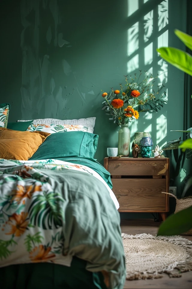 Inspiring Sage-Green Bedroom Ideas