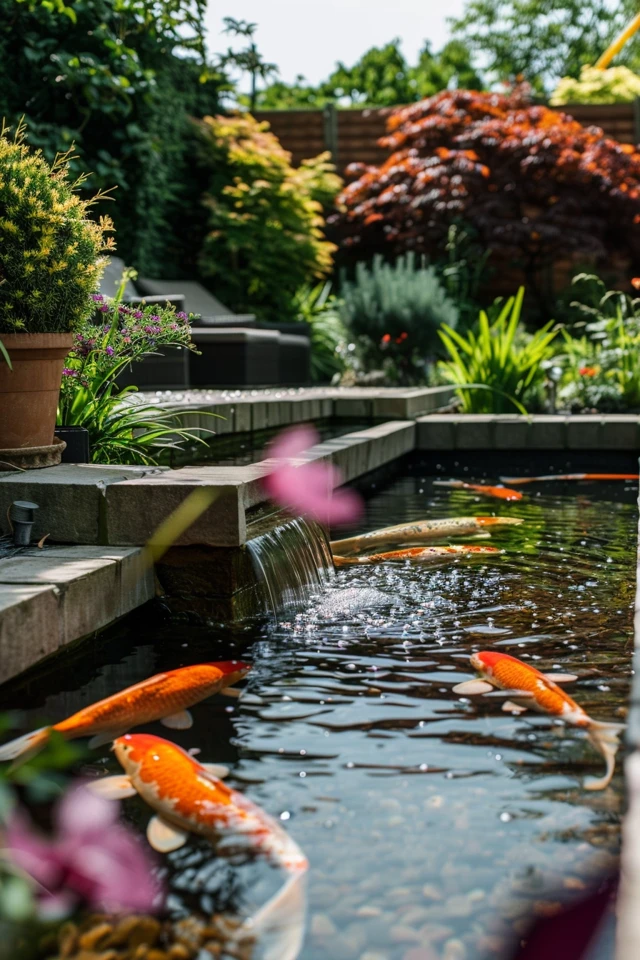 Waterfall Koi Pond Ideas