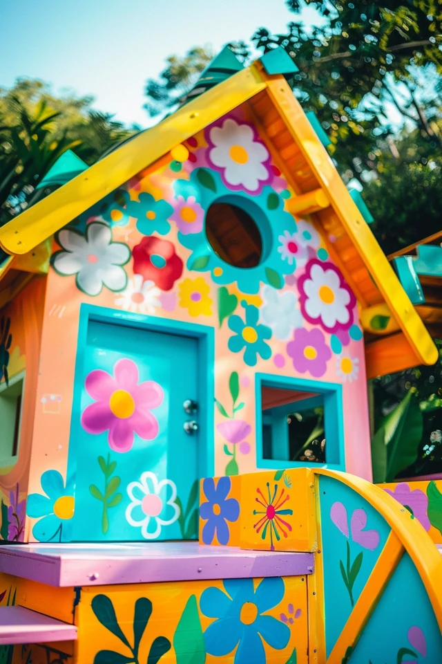 Creative Playhouse Painting Ideas for Kids