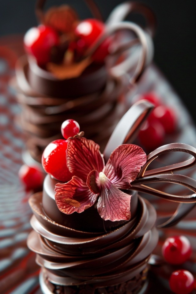 Decadent Chocolate Decorations Ideas for Desserts