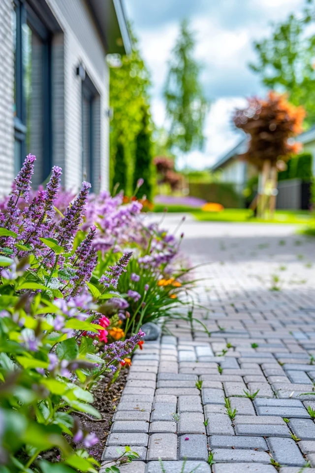 Paver Perfection: Front Yard Landscaping Ideas