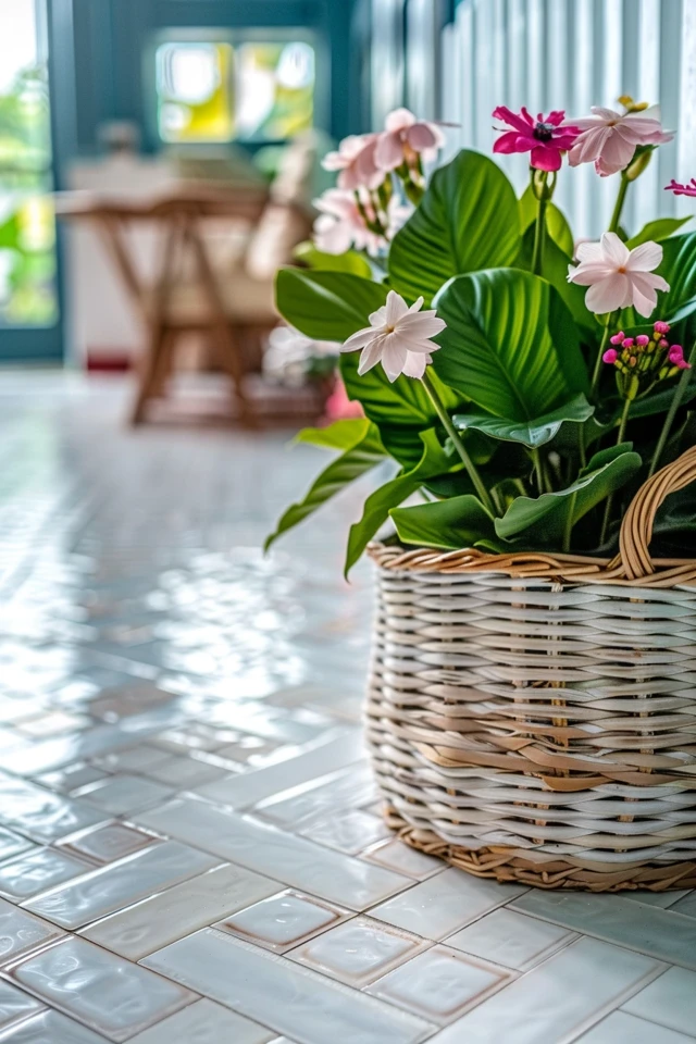 Chic Basket Weave Tile Pattern Ideas for Your Home