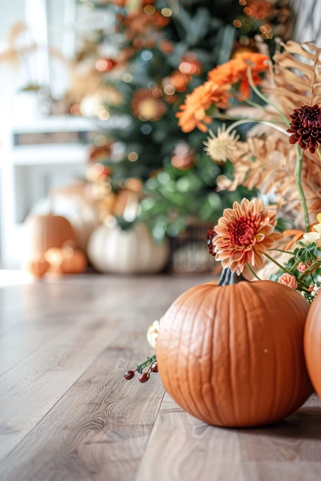 Wood and Tile Options for Thanksgiving Theme Flooring