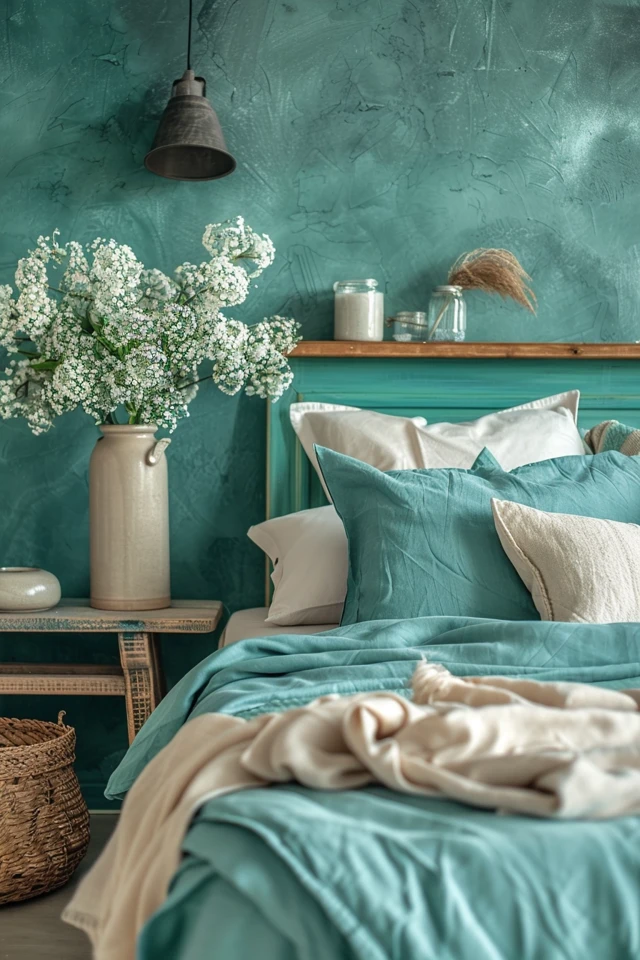 Refreshing Aqua Bedroom Ideas for Serene Vibes
