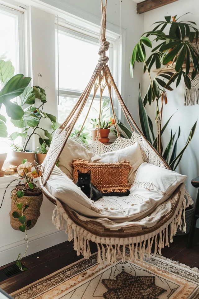 Comfortable and Chic Dog Beds for Boho Homes
