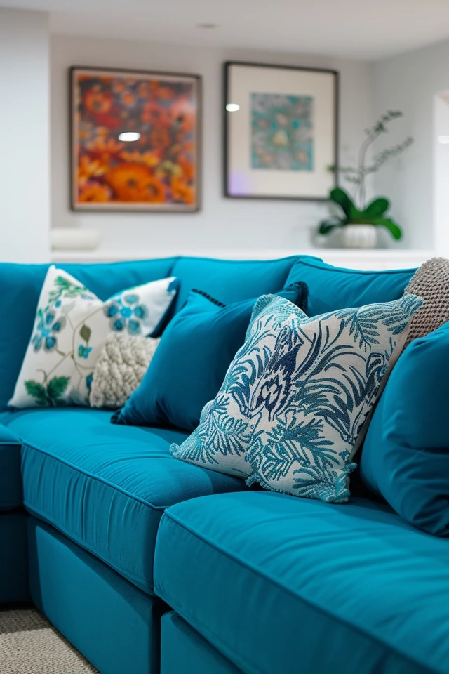 Maximize Space with a Small Basement Couch