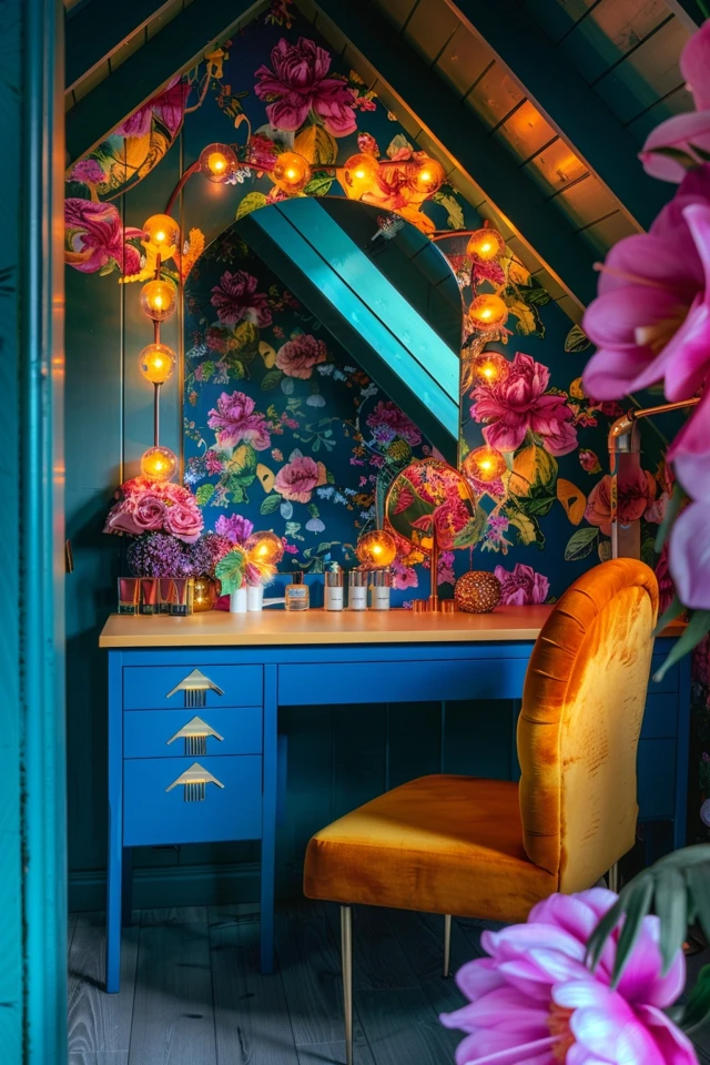 Attic Makeup Room: Glamorous Setup - photo 2