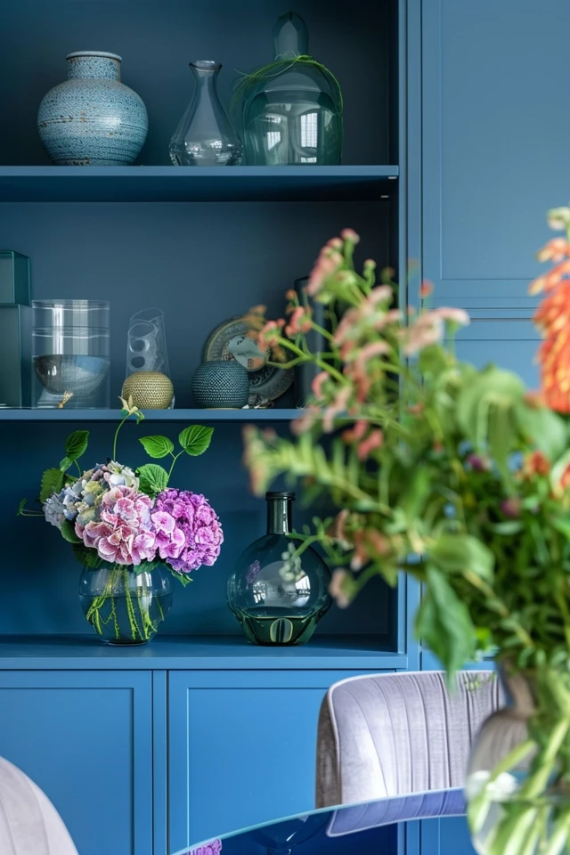 Floating Shelves for Dining Room Display