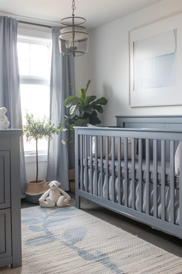 Chic Blue and Grey Nursery Ideas for Your Home