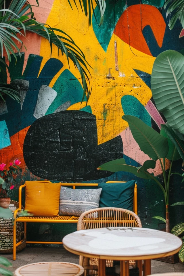 Nature-Inspired Decor and Vertical Gardens
