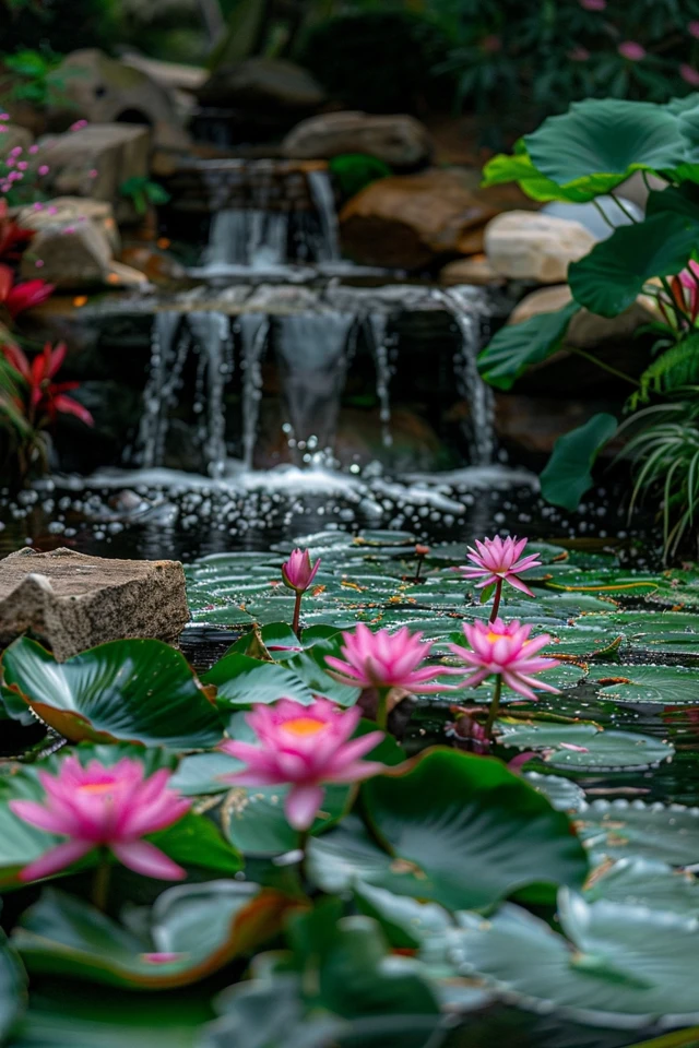 Creating a Beautiful Waterfall Pond