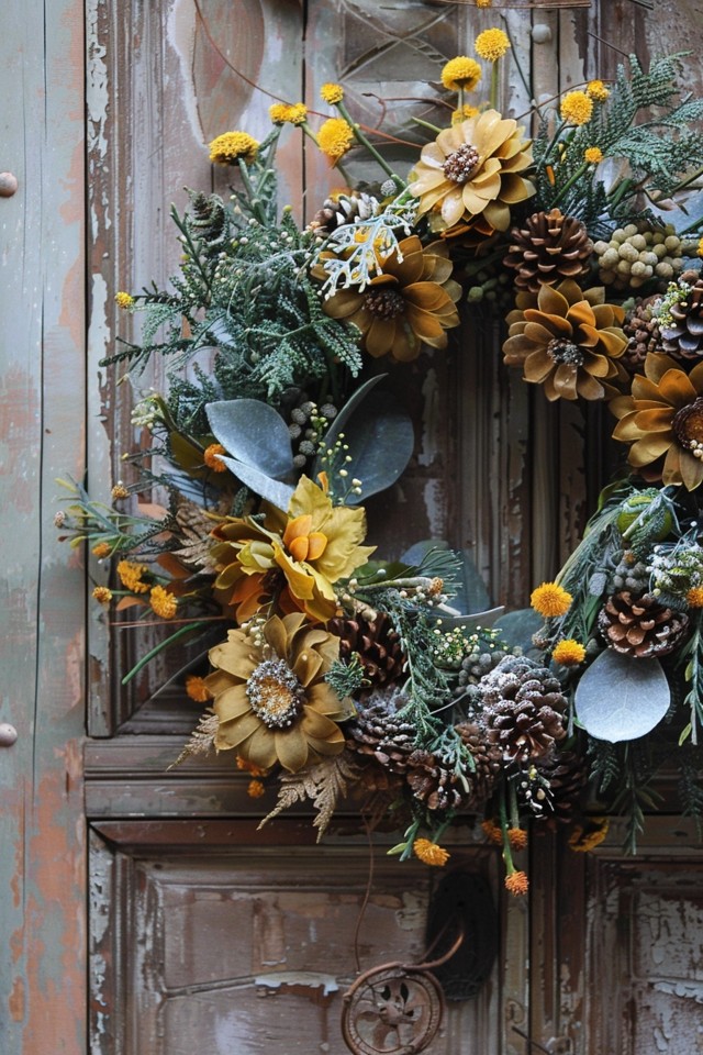Elegant and Unique Bee Wreath Decorations - photo 2