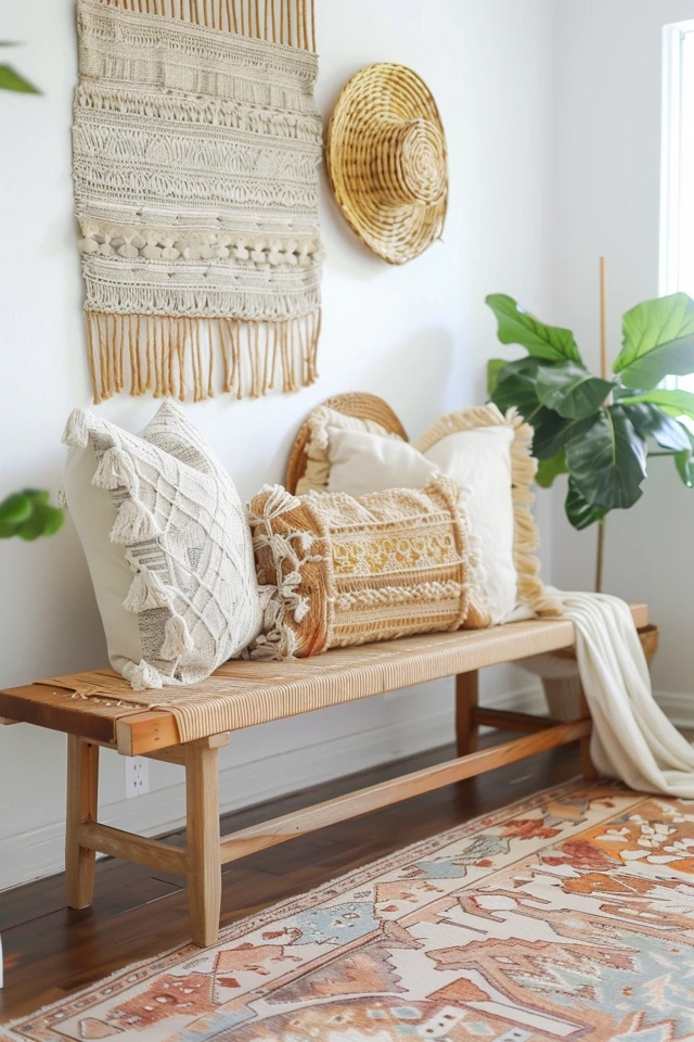 Bohemian Benches: Entryway Essentials