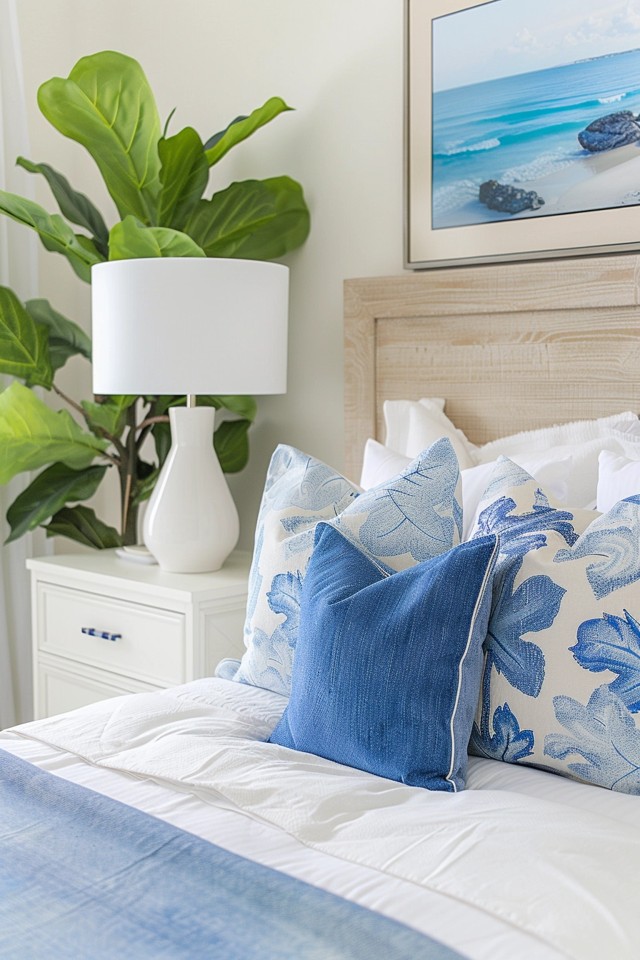 Balance Subtle Blues with Natural Elements for a Modern Coastal Feel