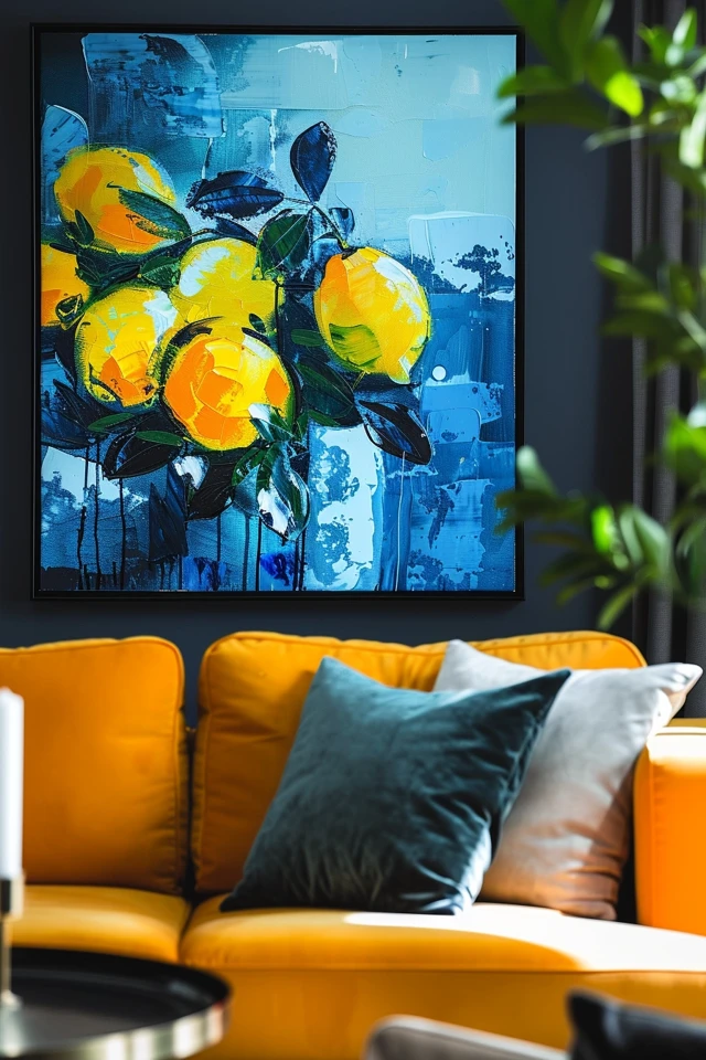 DIY Lemon Art Projects for a Pop of Color