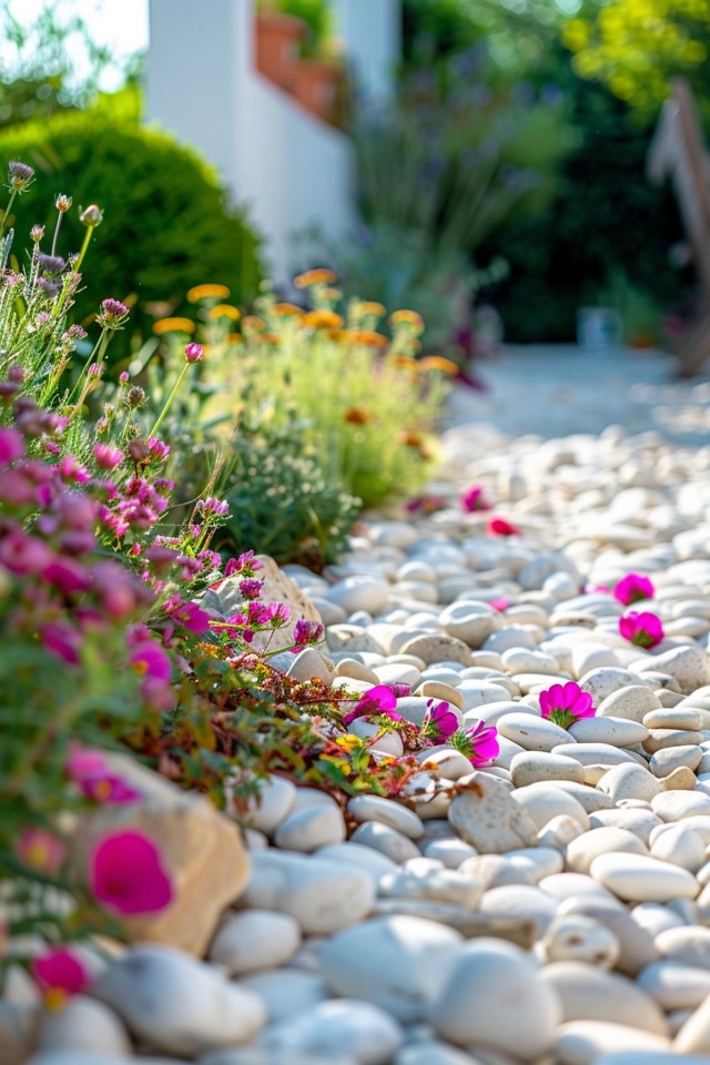 Brighten Your Garden: Landscaping Ideas with White Rock