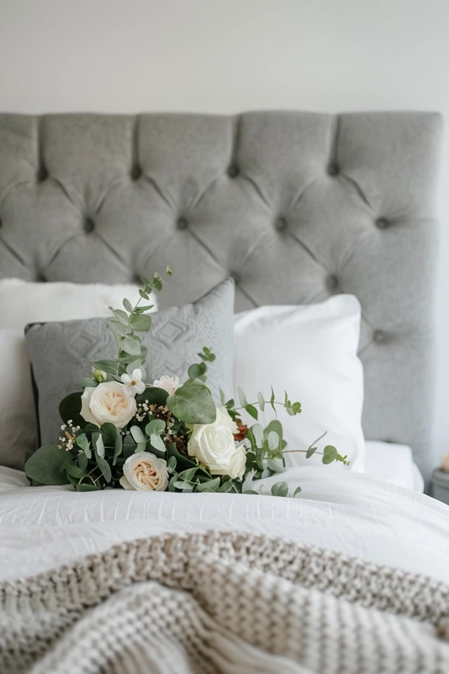 Chic Gray Headboard Bedroom Ideas to Inspire