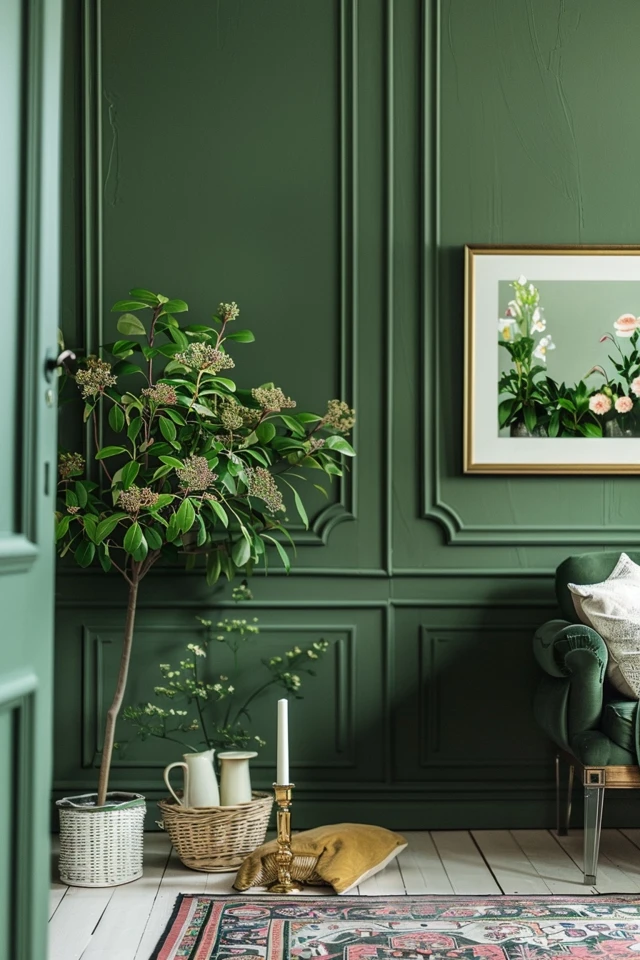 Decorating with Olive Green Furniture and Accents