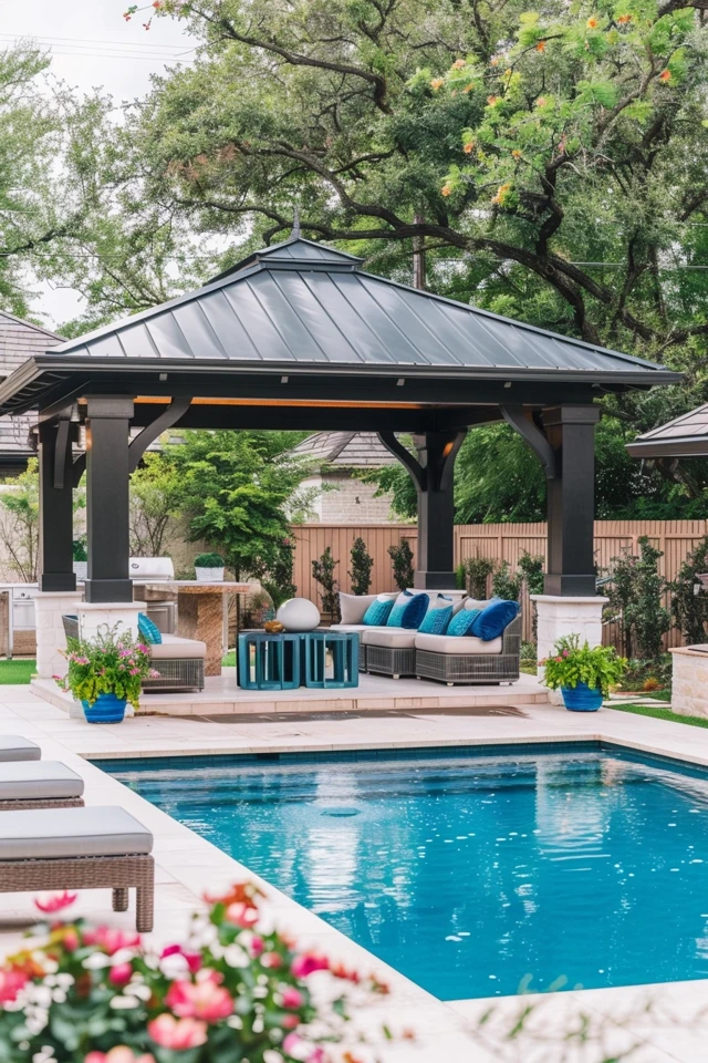 Poolside Pavilion: Create a Relaxing Oasis